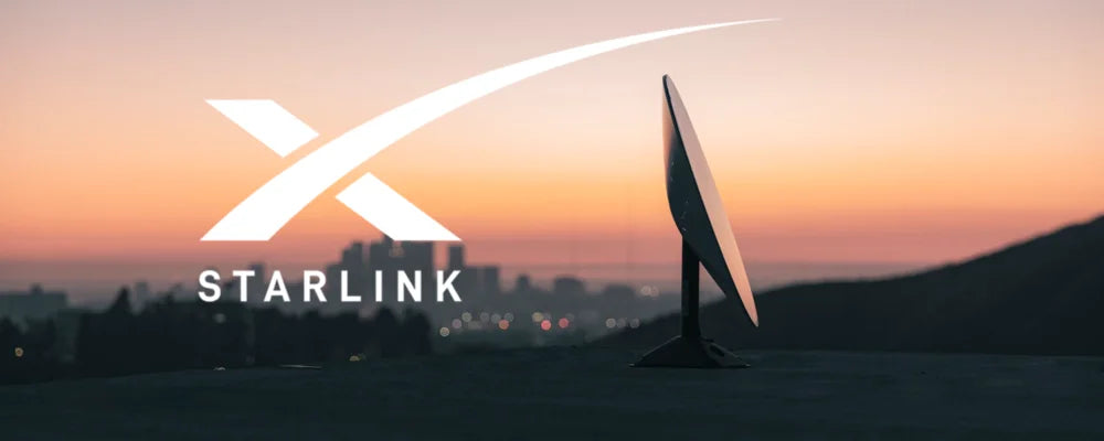 Starlink Terminal on Building