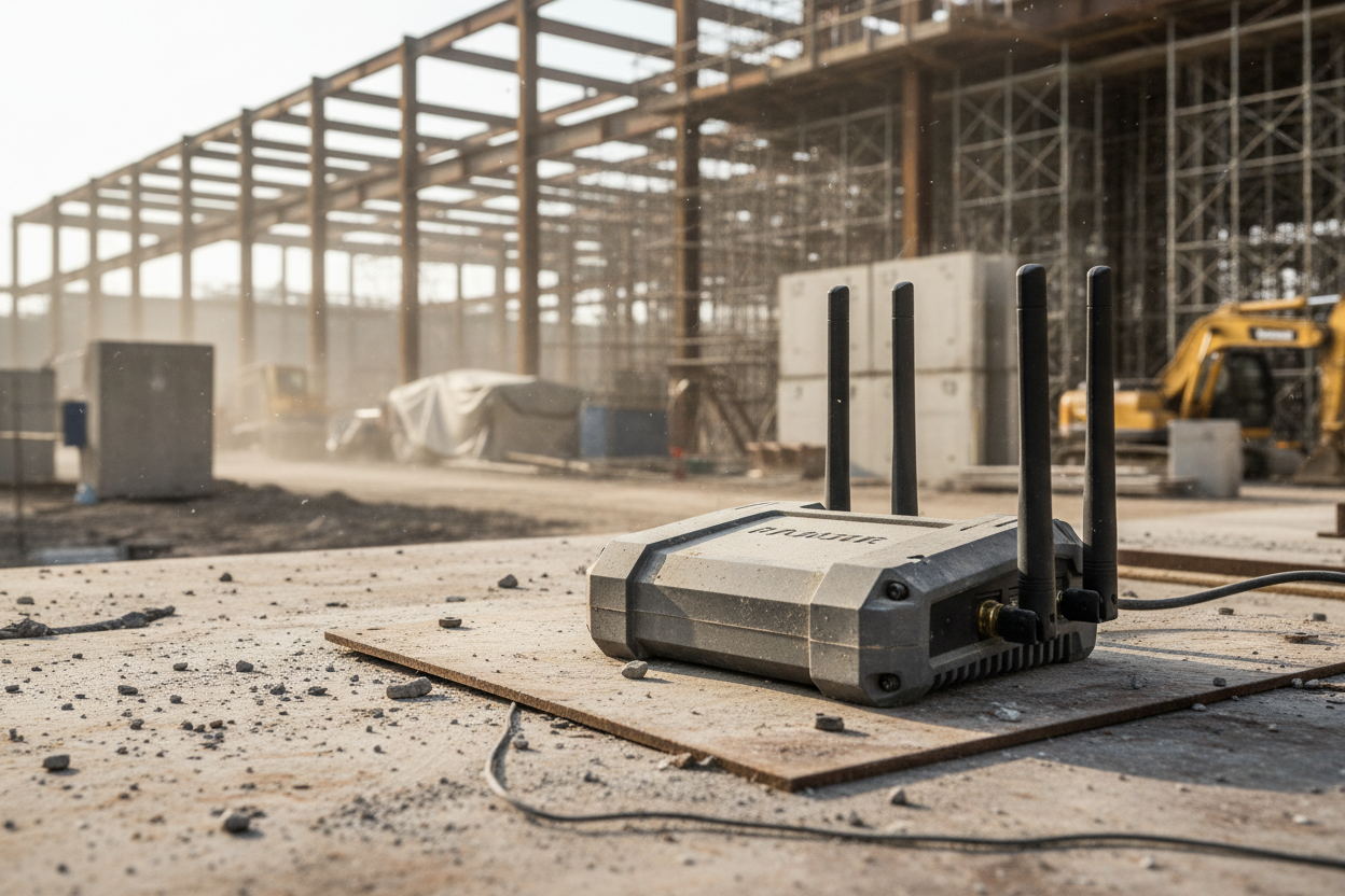 in a construction setting