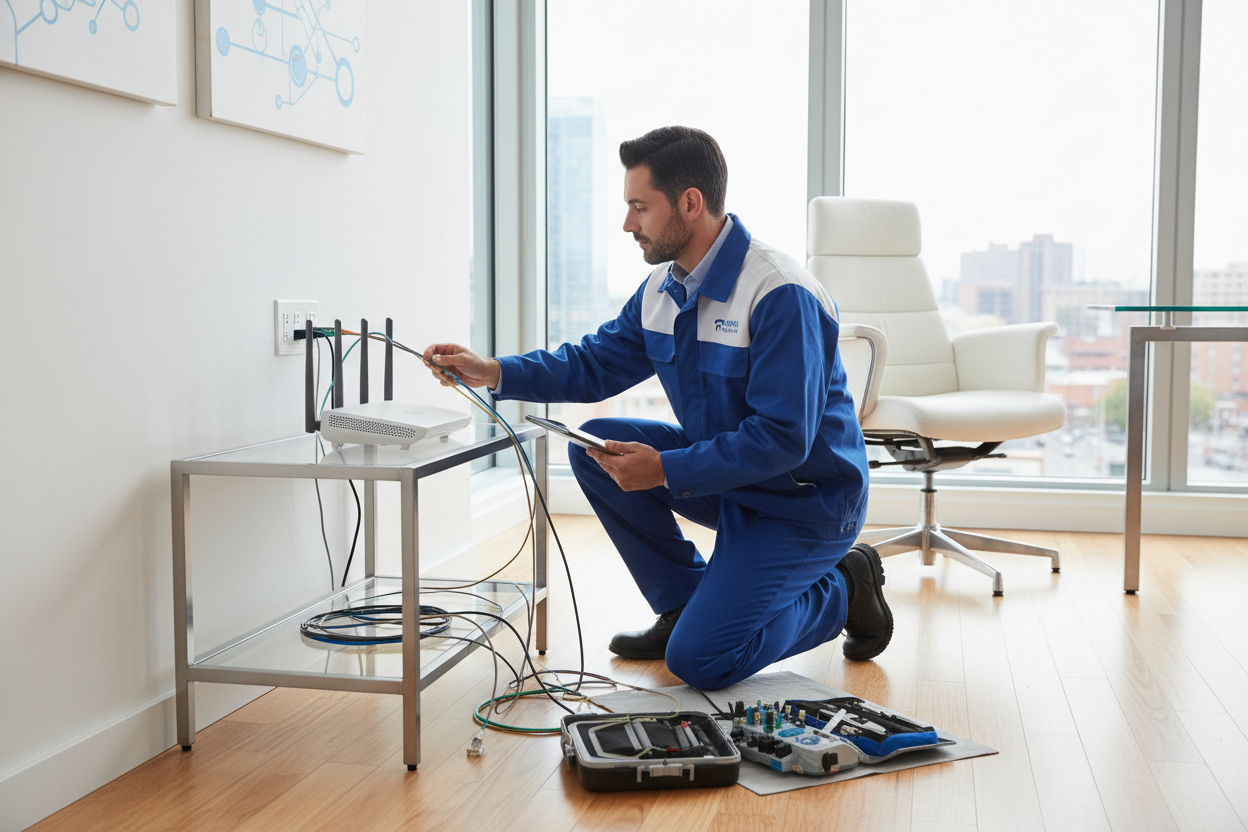Installing internet