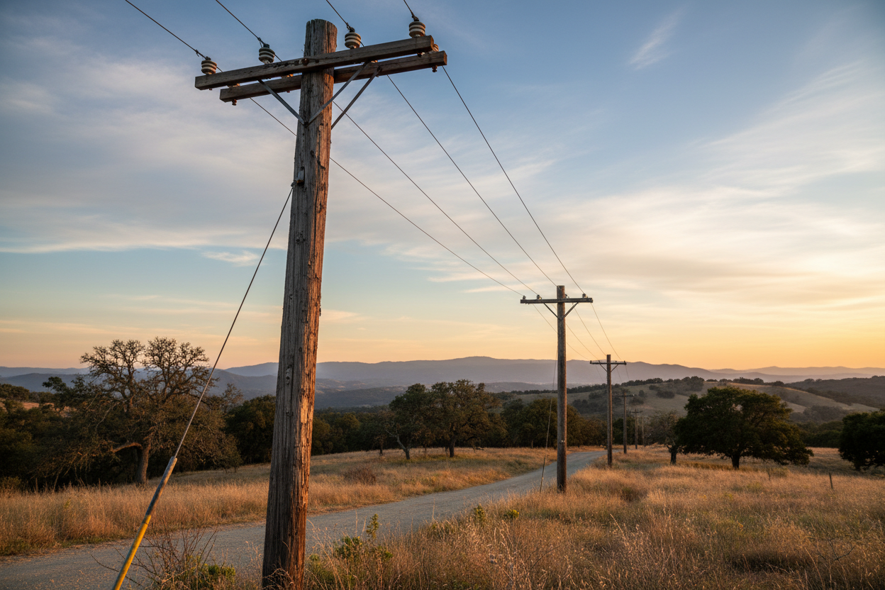 Old Telephone poles