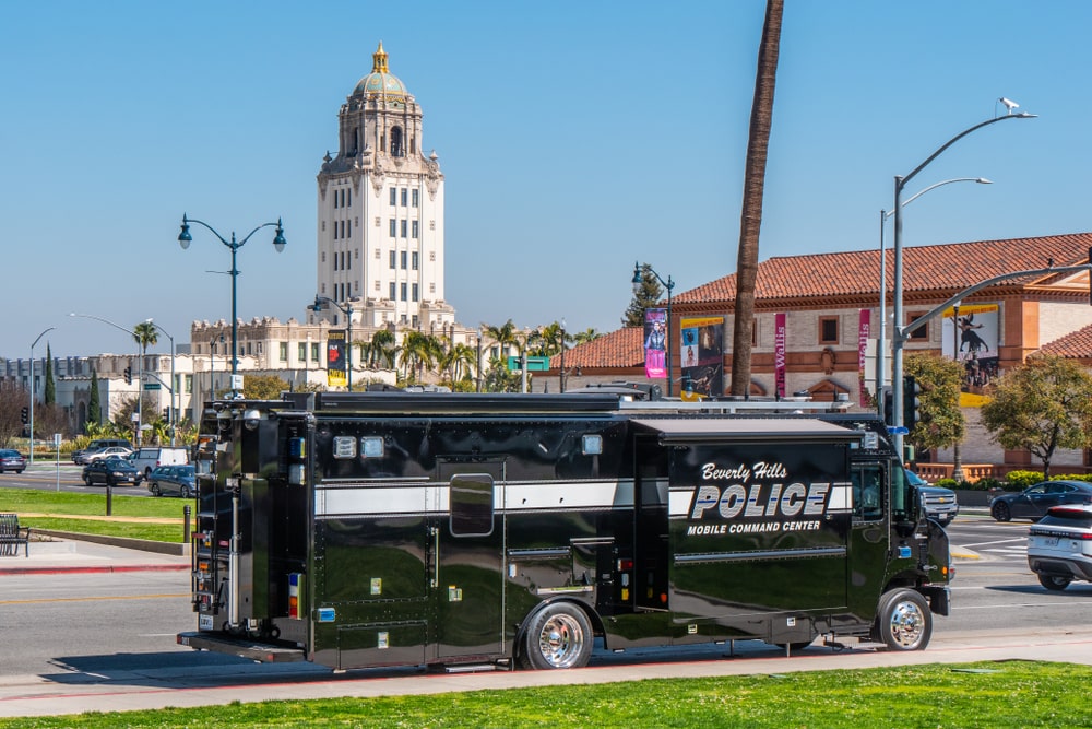 Beverly Hills Police Mobile Command Center