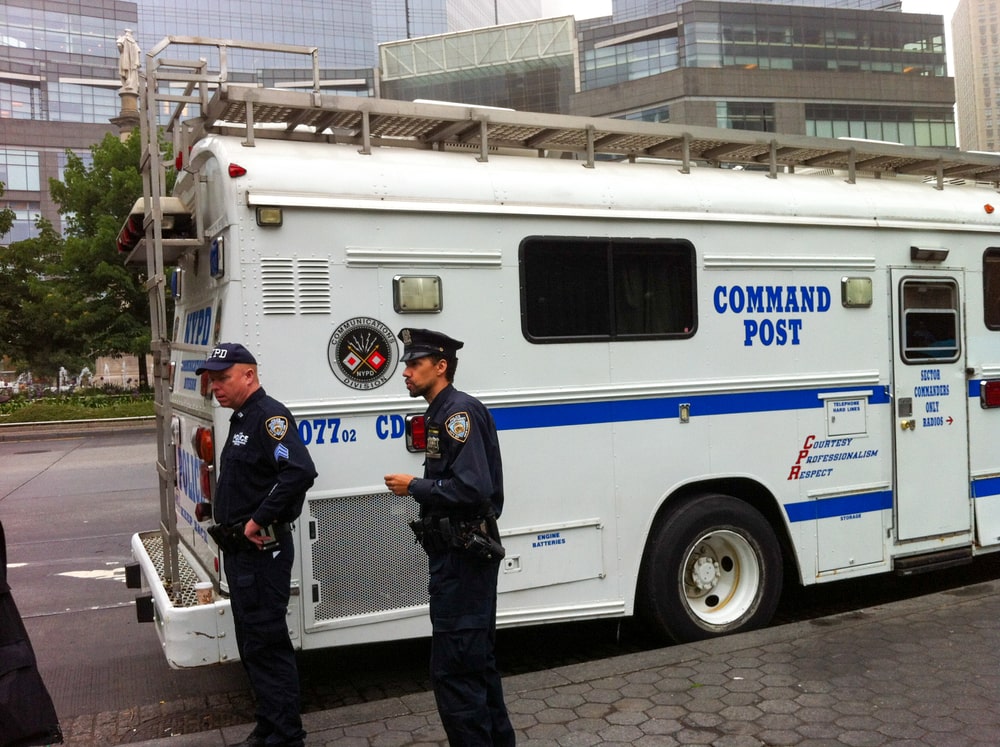 NYPD police mobile command center